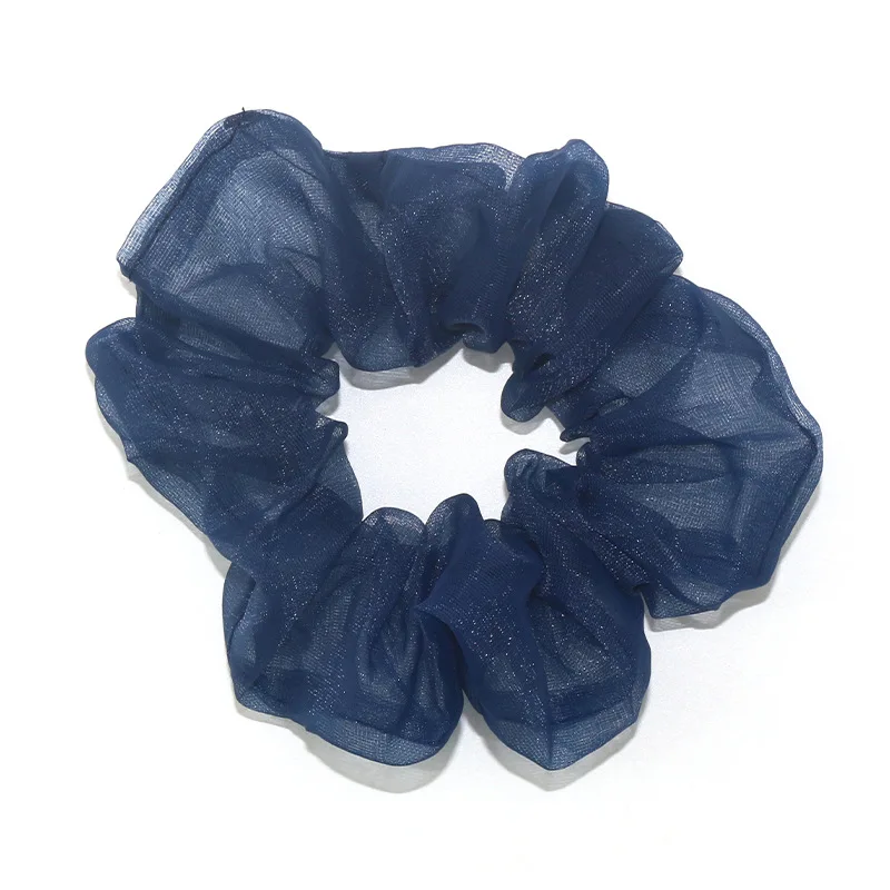 

Super Fairy Large Intestine Circle Glossy Net Hair Accessories Fairy Essential Hair Circle Fresh And Simple Rubber Band