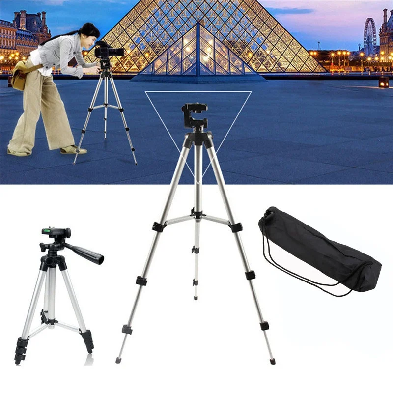 

Adjustable Tripod Selfie Stick Foldable Height Adjustable Aluminum Alloy Tripod