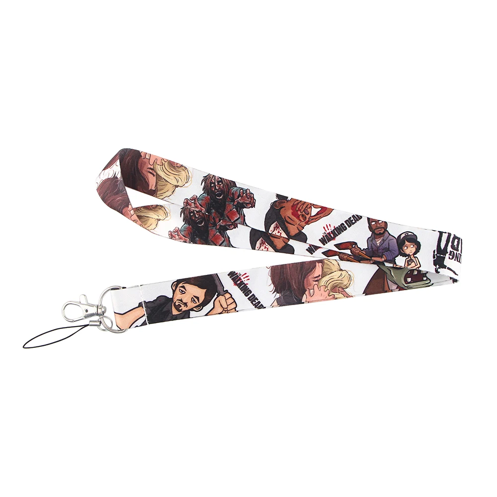 

HJ60 Anime Lanyard Keychain Neckband Lanyard USB ID Card Badge Holder Mobile Belt Lanyard Mobile Phone Accessories
