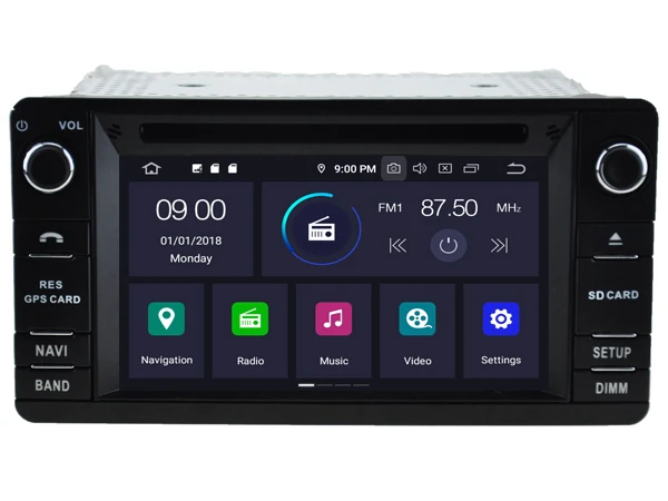 Мультимедийный видео плеер OTOJETA Android 10 0 для MITSUBISHI OUTLANDER XL LANCER ASX GPS Navi 2din