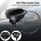 Крышка топливного бака, АБС-пластик, черная крышка внутреннего бака для Peugeot 301, 3008, 508, для Citroen 2014, Elysee, C4L