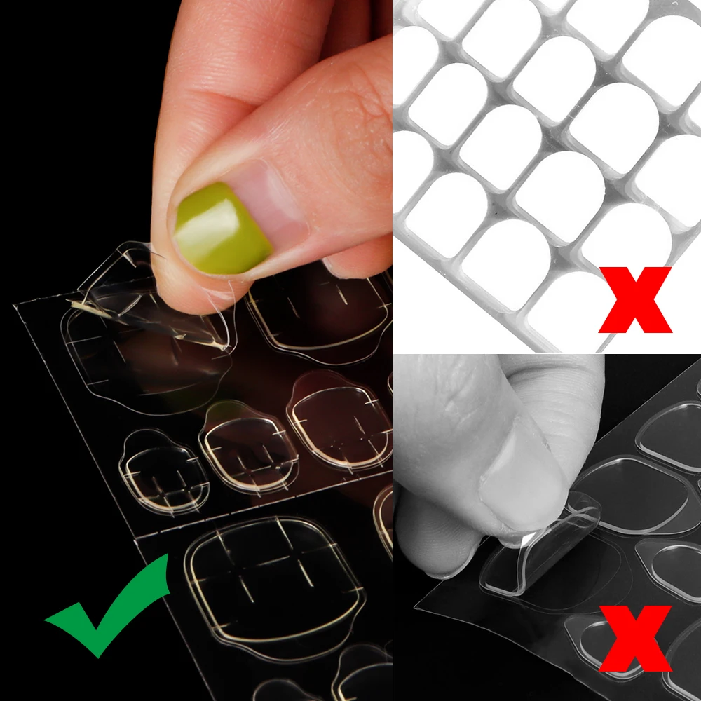 10 шт. двусторонний клей наклейка для ногтей|Стикеры и наклейки| |