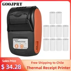 Портативный термопринтер GOOJPRT, беспроводной мини-принтер для чеков 58 мм с Bluetooth, мобильный телефон, Android, POS, ПК, карманные чеки