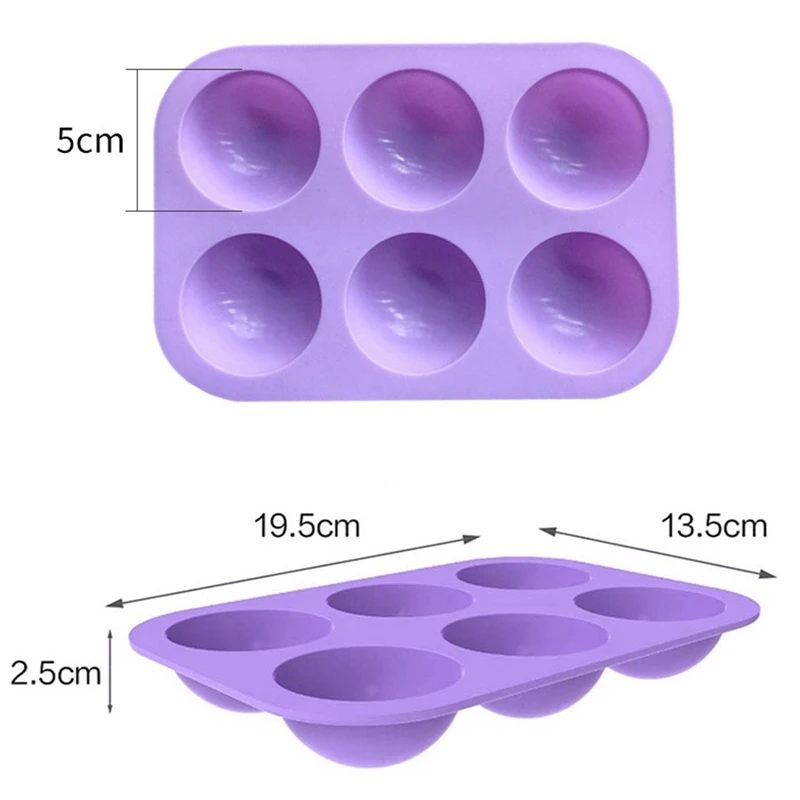 

Silicone Baking Mold for Baking Bakeware Chocolate Half Ball Sphere Mold Cupcake Cake DIY Muffin Kitchen Tools