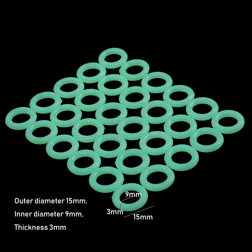 10 шт. силиконовая светящаяся палатка кольцо для гвоздей о-образное удочки
