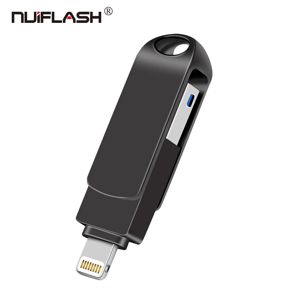 

Metal Pen Drive for iPhone 128GB/256GB USB flash drive 64GB/32GB USB Stick Memory stick for ios device