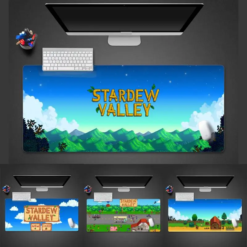 

stardew valley gamer play mats Mousepad Game Office Work Mouse Mat pad X XL Non-slip Laptop Cushion mouse pad