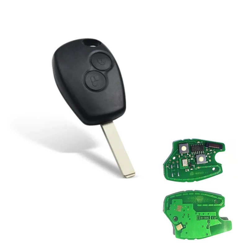 

3PCS 2 button Remote Key For Renault Duster Modus clio2 Clio 3 Twingo DACIA Logan Kangoo 433MHz PCF7946 PCF7947 Chip
