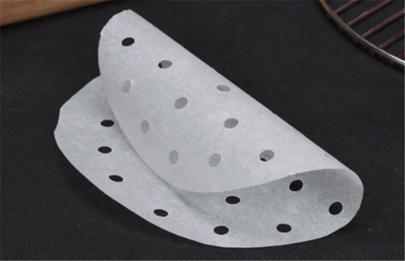 500 шт. белые круглые вкладыши из пергаментной бумаги антипригарная безопасная