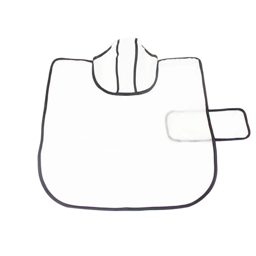 

Transparency Pet Raincoat Hooded Cloak Water-Proof Radix Sileris Outside Portable PU Pet Clothes ReflectiveStripe