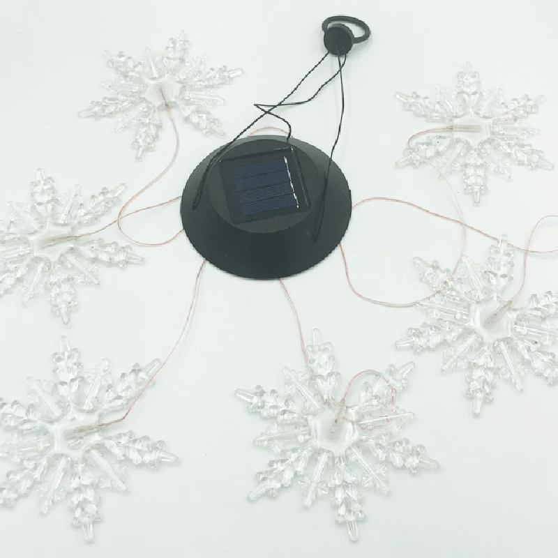 

Snowflake LED Solar Wind Chimes Light Waterproof Color Change Decor Hanging Lamp for Home Outdoor Garden Yard