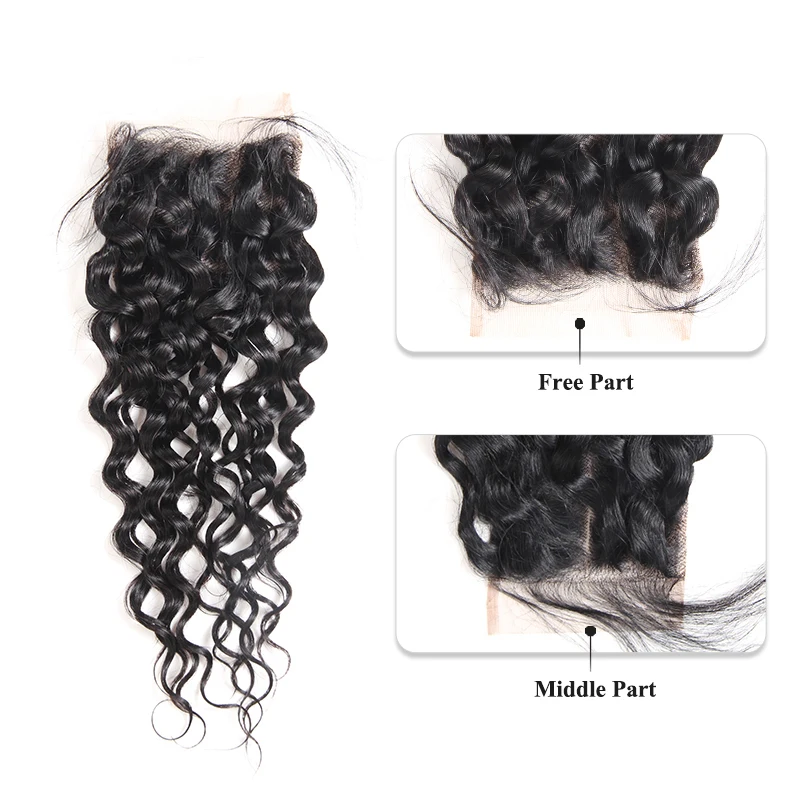 Добавить Красота шнурка человеческих волос застежка волнистые бразильские