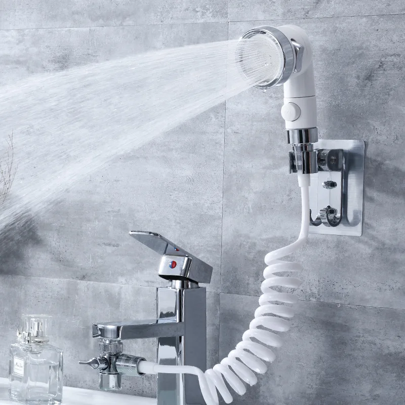 

Faucet External Shower Nozzle Water Tap Aerator Water Saver 1.5M Flexible Hose Toilet Sink Connector Bathroom Home Accessories