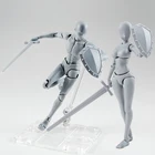 Оригинальная фигурка KUN Takarai Rihito BODY CHAN Mange для рисования DX Сочлененная оранжевая и серая ПВХ экшн-модель игрушки