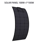 1 шт. 2шт 100 Вт солнечная панель гибкое ETFE пленочное покрытие 22% высокая эффективность для 12 В 24 В домашняя батарея система зарядки