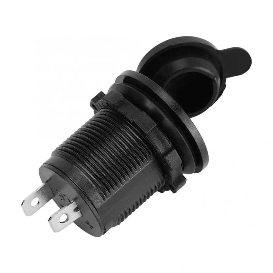 12V 24V ABS автомобильный мотоцикл прикуриватель с водонепроницаемой крышкой