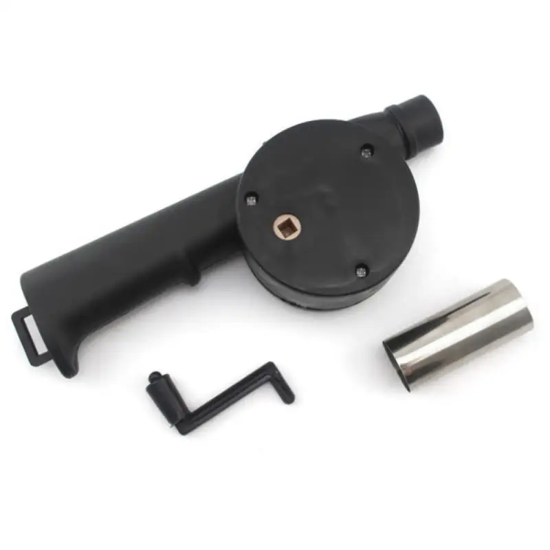 Напольный ручной коленчатый вентилятор для пикника барбекю воздуходувка камина