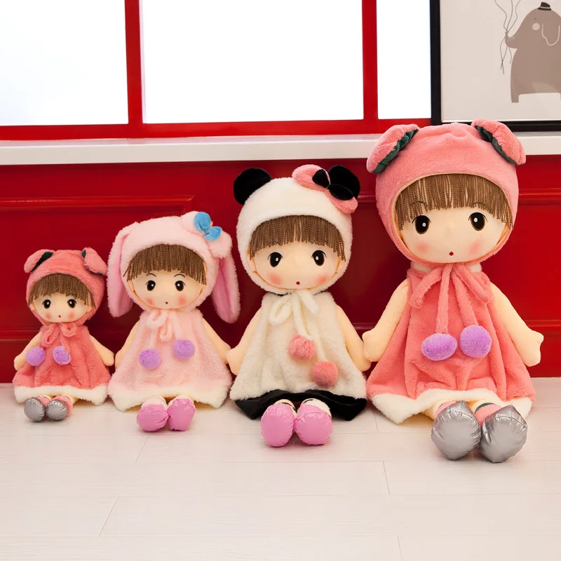 40 см детская набивная и Плюшевая Кукла принцессы игрушки Медведь Кролик для