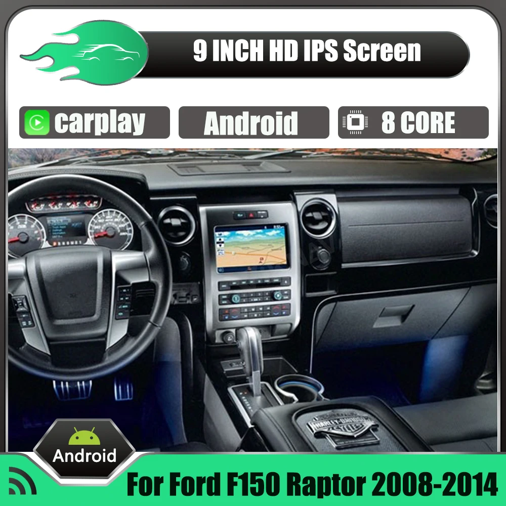 

Система Android с сенсорным экраном, Автомобильная GPS-навигация для Ford Raptor F150 2008-2014, радио, мультимедийный плеер, головное устройство, стерео при...