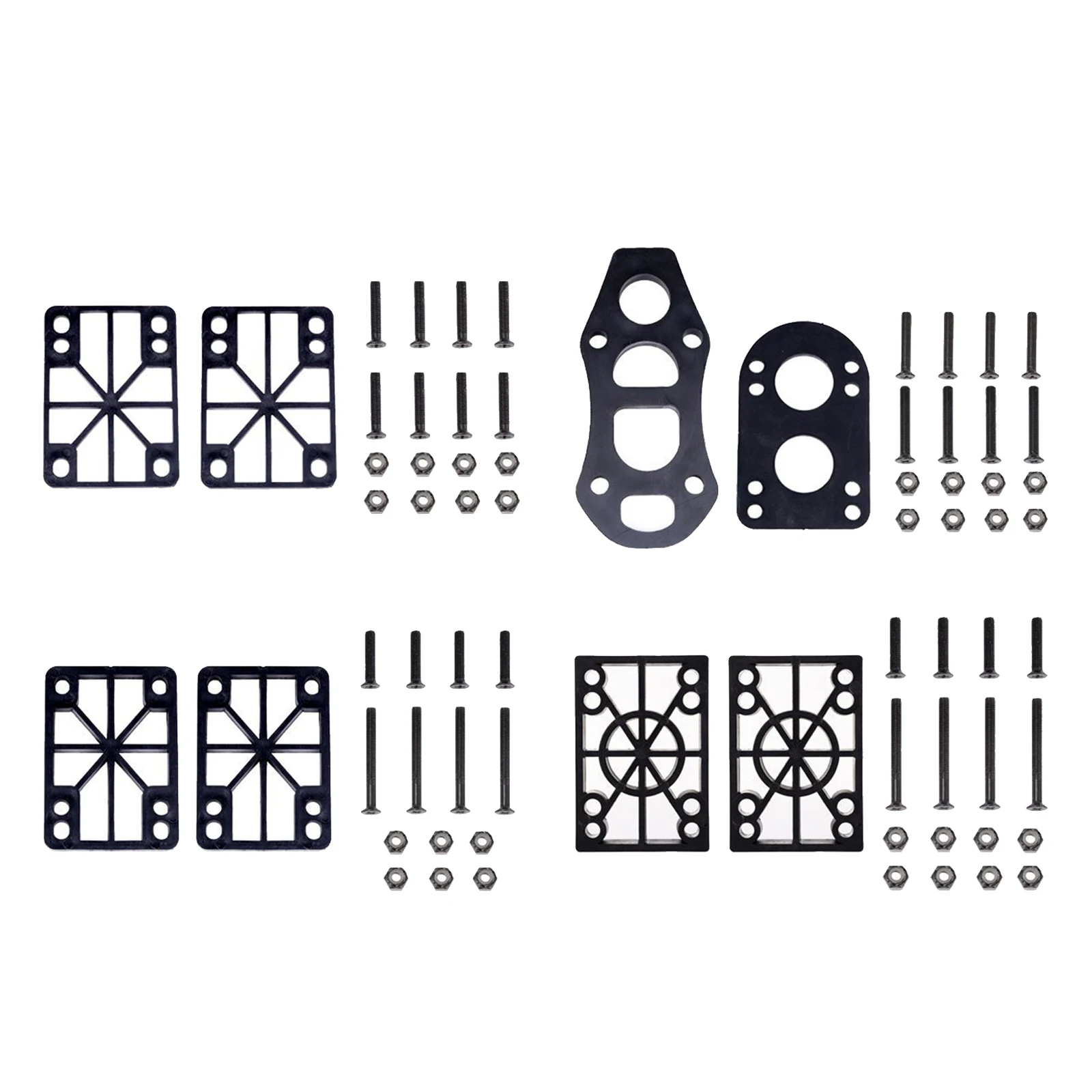 

Skateboard Longboard Risers Pads Shock Absorption Skate Boards Truck Pads for Skate Board Decks Cruiser