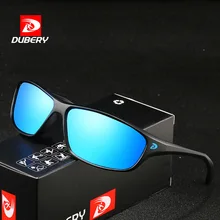 DUBERY 2020 Поляризованные спортивные солнцезащитные очки синие