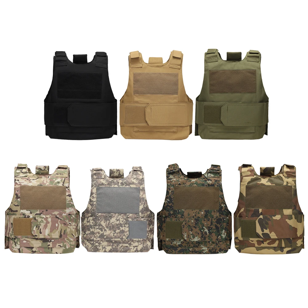 

Outdoor Tactical Army Vest Down Body Armor Plate Tactical Airsoft Carrier Vest CP Camo Hunting Police Combat Cs Clothes Fishing