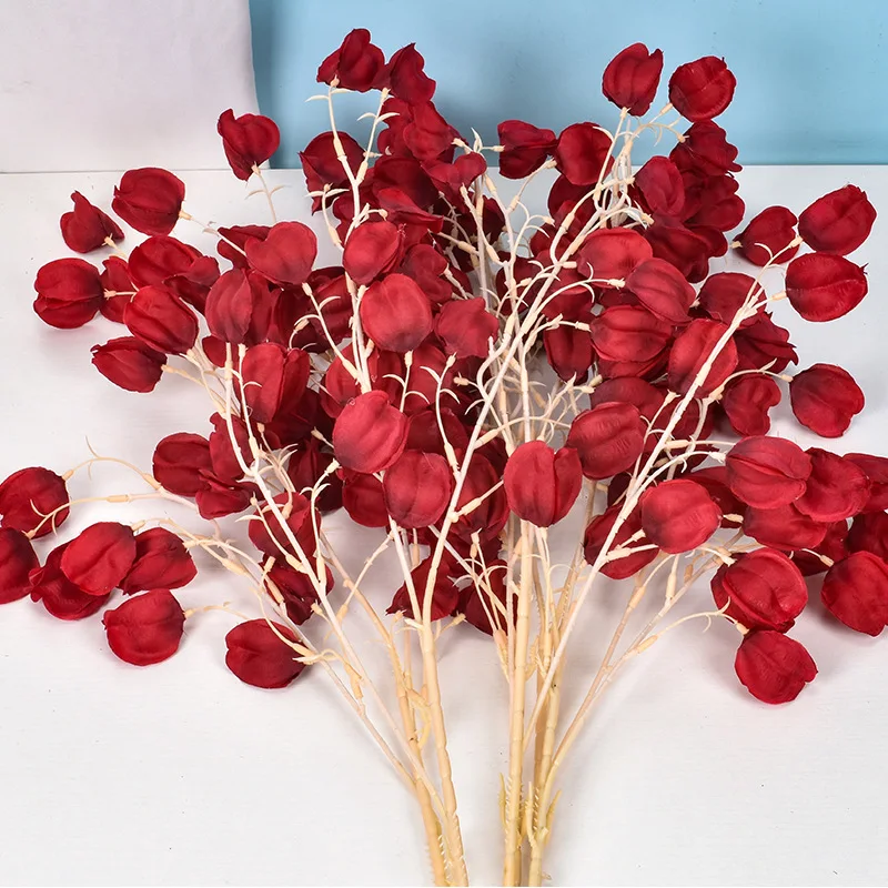 

5PCS Artificial Plants Fake FLowers Wedding Home-Decoration Garden Decor