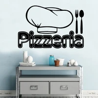 new pizzeria vinyl self adhesive wallpaper wallstickers for kitchen wall decorations living room sticker house decor