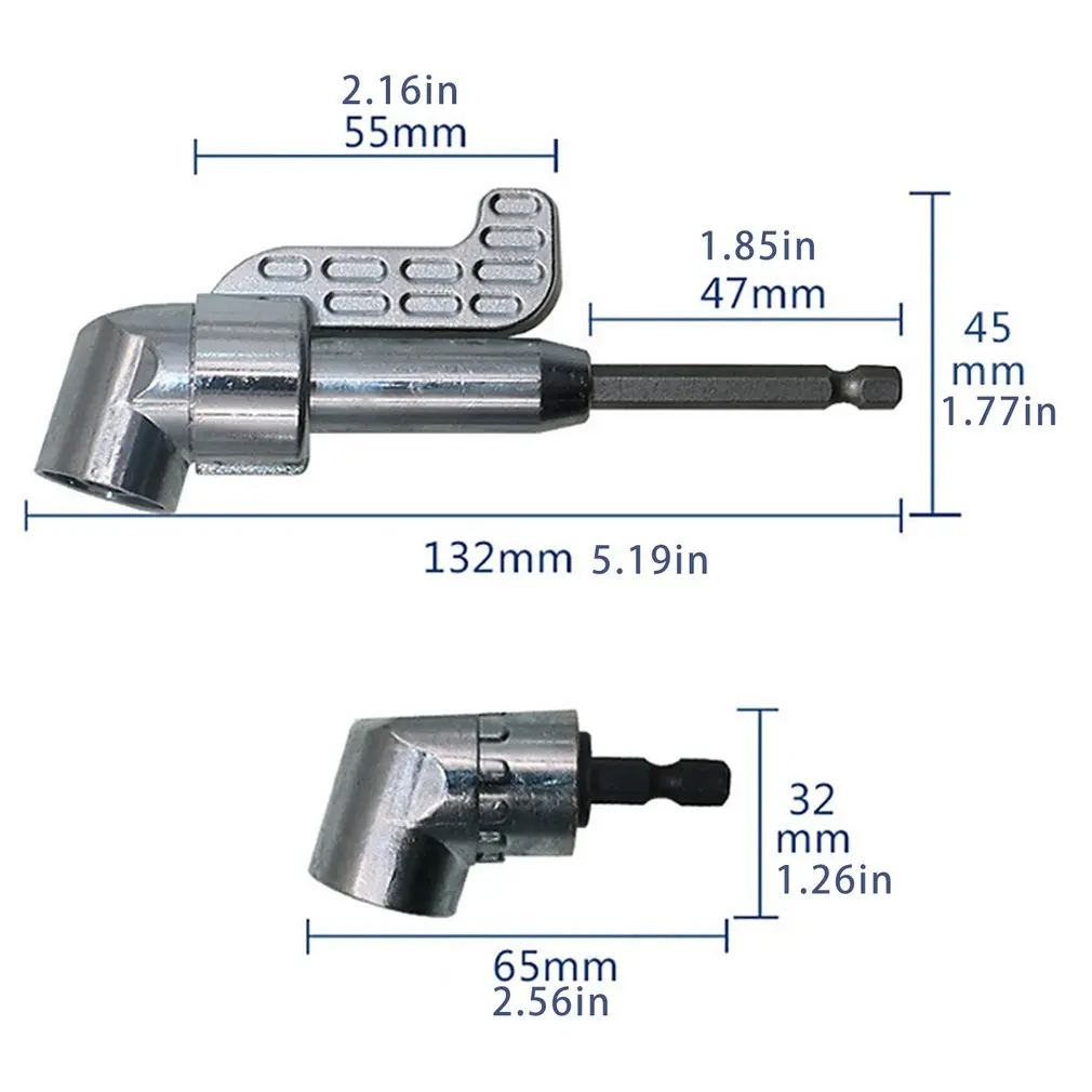 Держатель отвертки с углом 105 градусов адаптер регулируемыми насадками