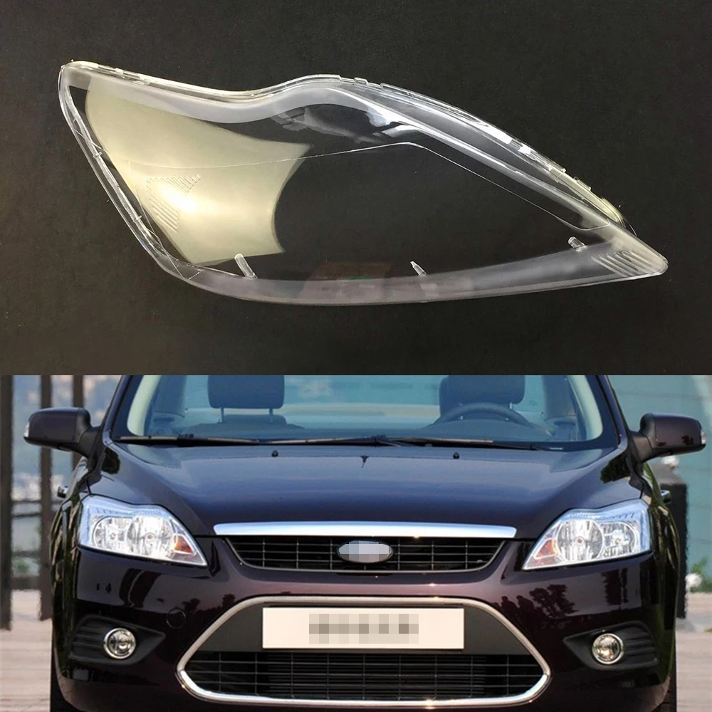 Для Ford Focus 2009 2010 2011 Автомобильная фара с прозрачными линзами чехол Авто прозрачный абажур фара крышка фары