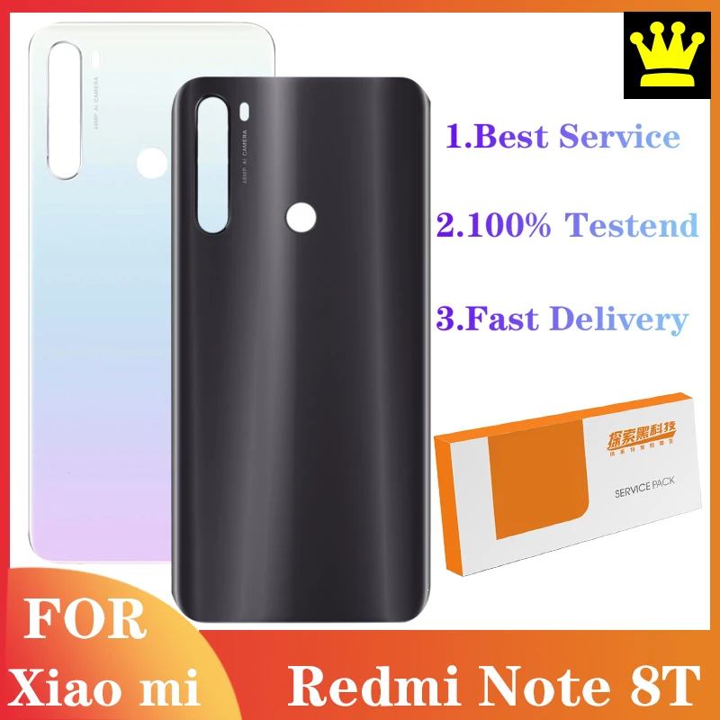 Оригинальный задний корпус для Xiaomi Redmi Note 8T крышка батареи Задняя корпуса|Корпусы