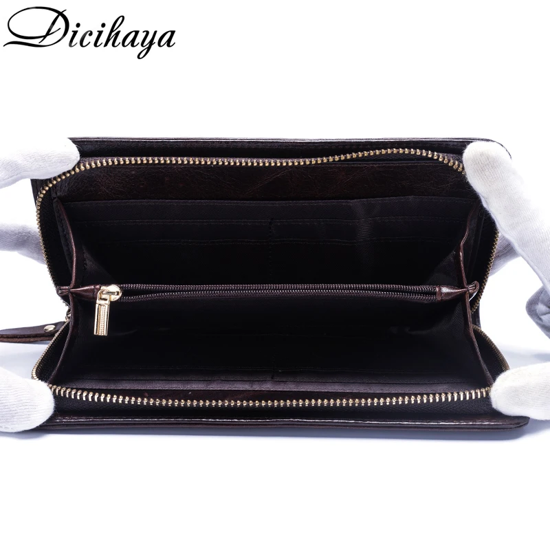 Мужские кошельки классический длинный клатч в стиле ретро держатель для карт