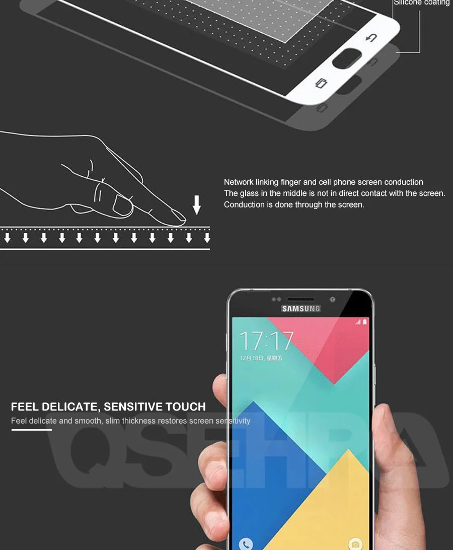 9D Защитное стекло для samsung Galaxy S7 A3 A5 A7 J3 J5 J7 закаленное защитное стекло для экрана