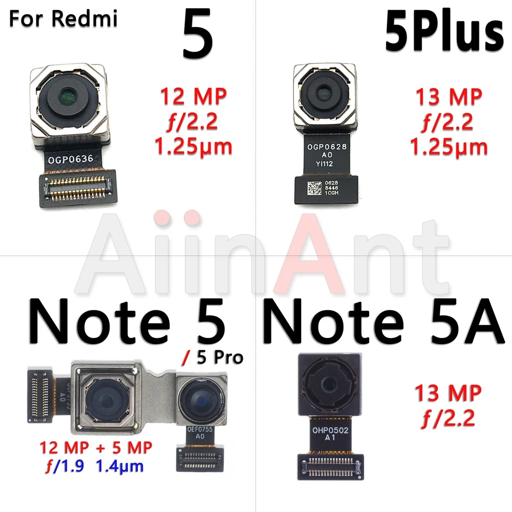 Оригинальный гибкий модуль для маленькой фронтальной камеры Xiaomi Redmi Note 5 5A Pro Plus |