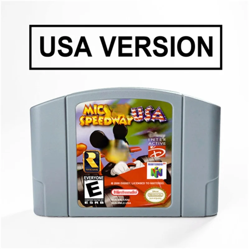 

Mickeyed Speedway USA For 64 Bit Video Game Cartridge USA Version NTSC