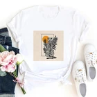 Летняя Повседневная футболка, женская футболка, женские белые простые футболки с коротким рукавом, Женская милая футболка, футболки, топы