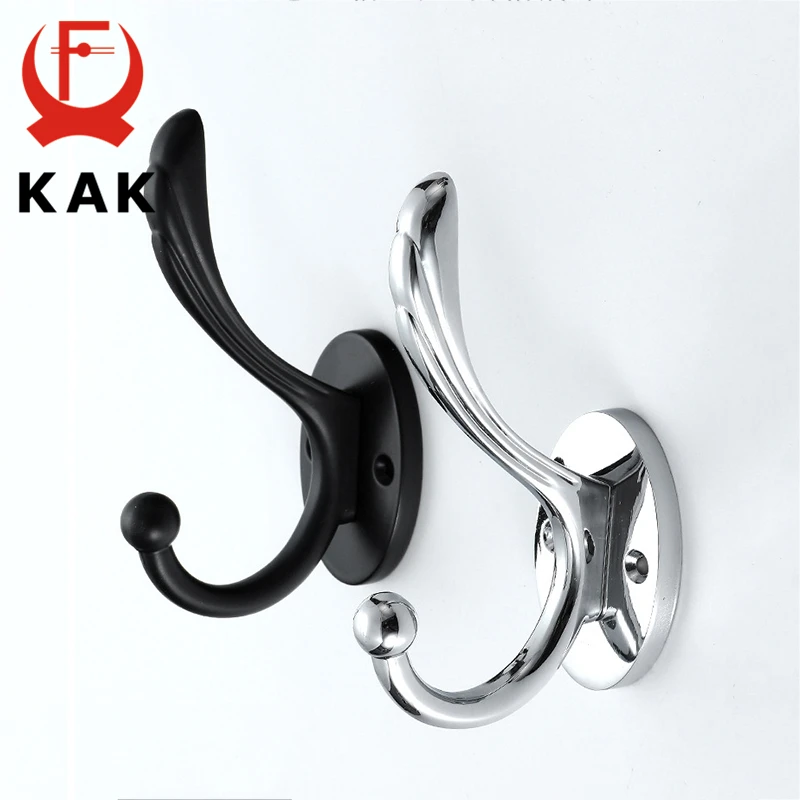 KAK цинковый сплав винтажная бронзовая ткань крюк вешалки настенный пальто мешок