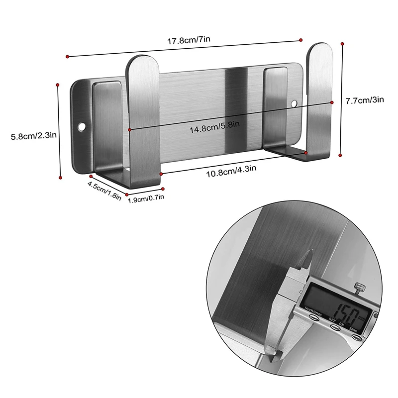 

Punch-Free Kitchen Stainless Steel Pot Cover Rack Cutting Board Rack Cutting Board Storage Rack
