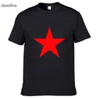 Красная звезда новая мода новые модные мужские футболки хлопковые футболки мужская одежда оптом