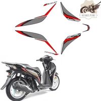 front and rear body waterproof decal motorcycle fairing stickers motorbike protection sticker decals kit for honda sh125 sh125