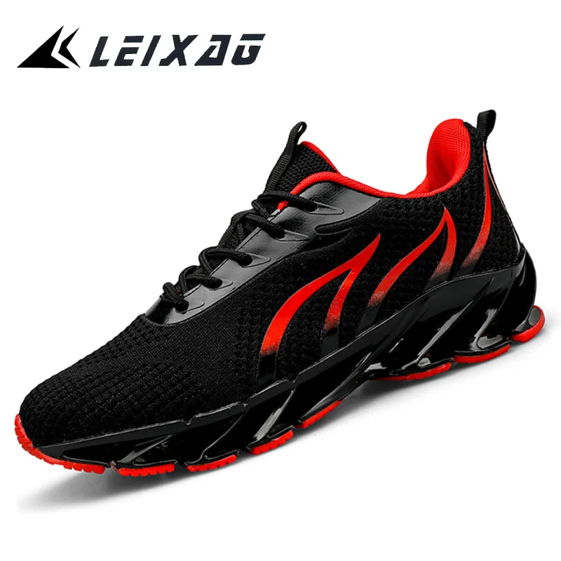 Кроссовки LEIXAG мужские спортивные дышащие сетчатые амортизирующие для бега