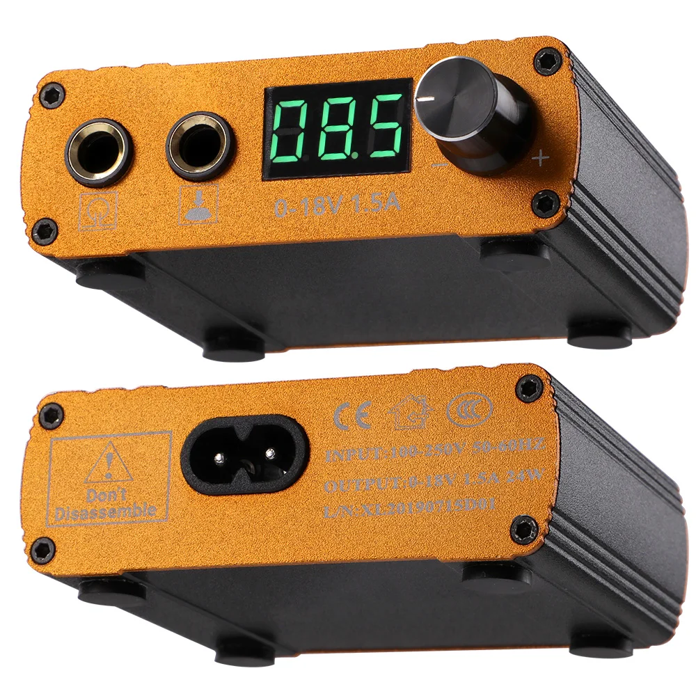 Новейший мини-блок питания с цифровым дисплеем алюминиевый блок для черной