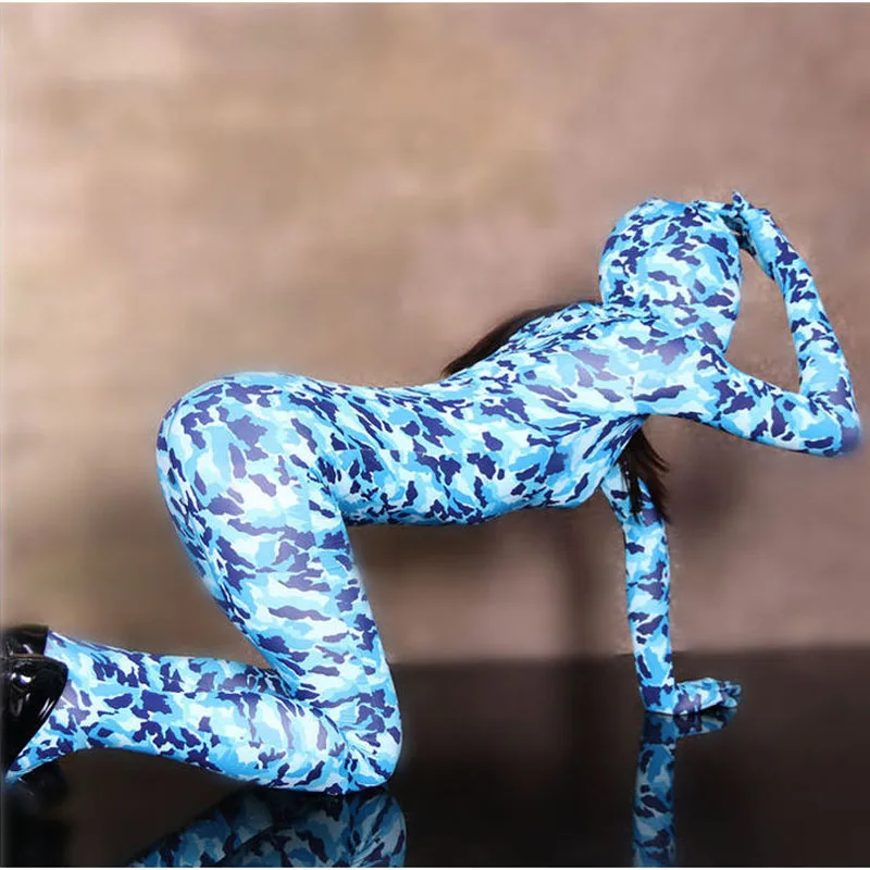 Хлопковый женский Камуфляжный костюм для сценического театра косплея