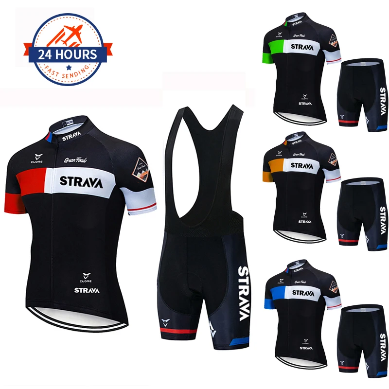 

Трикотажный комплект для велоспорта STRAVA 2021 года, профессиональная команда 19D, гелевый велосипедный короткий костюм MTB Ropa Ciclismo, мужская летня...