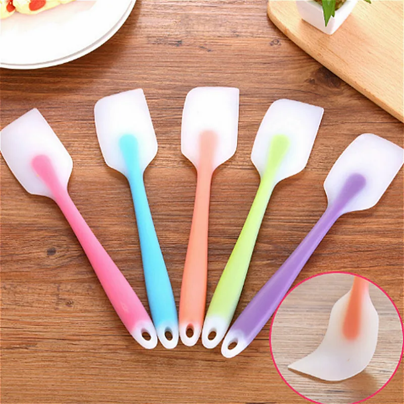Суэф 1 шт. все в одном ручка Прозрачная силиконовая лопаточка масляный торт