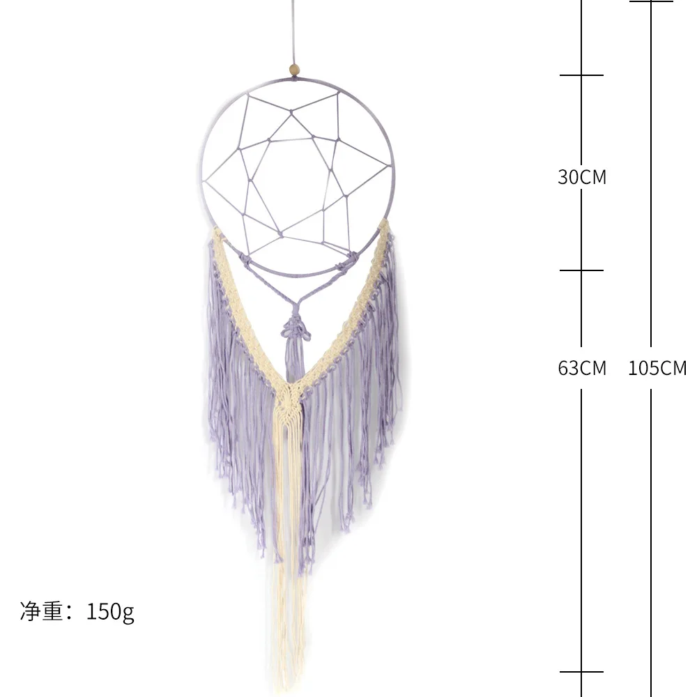 Европейский Креативный искусственный макраме Тканый гобелен пасторальный