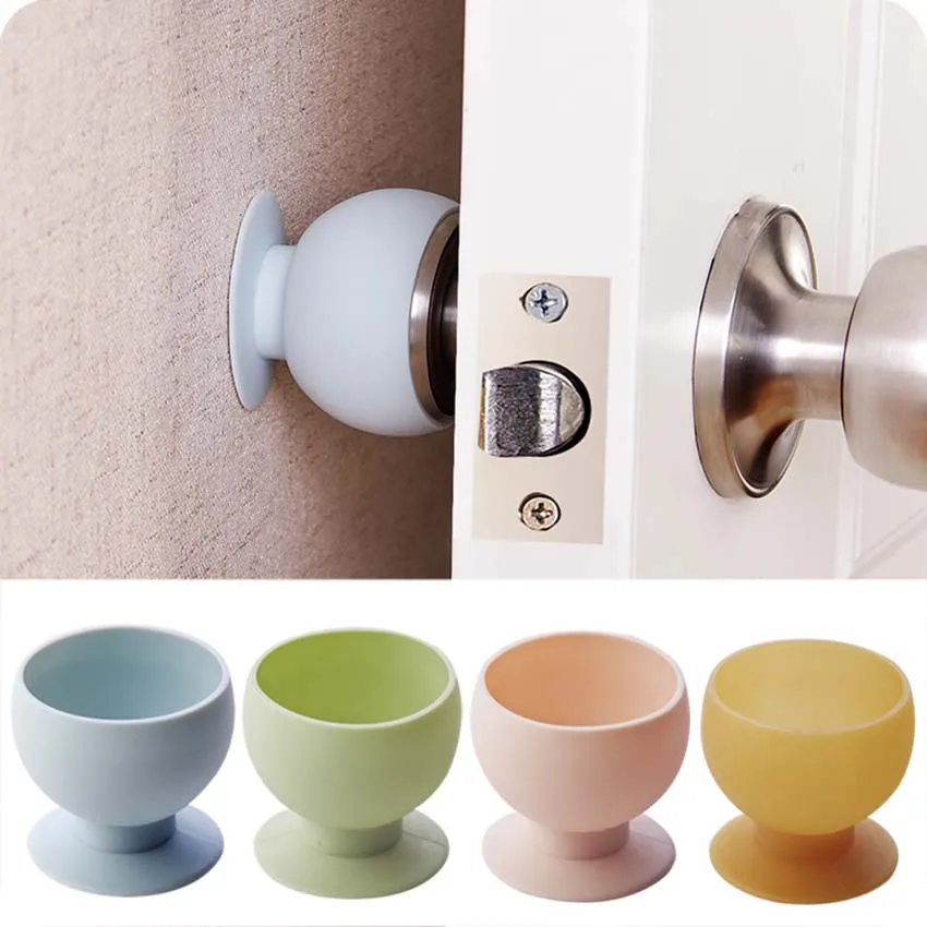 

Door Stopper Wall Protector Soft Silicone Door Knob Cover Bumpers, Prevent Damage to Walls from Door Knobs Handles for Home