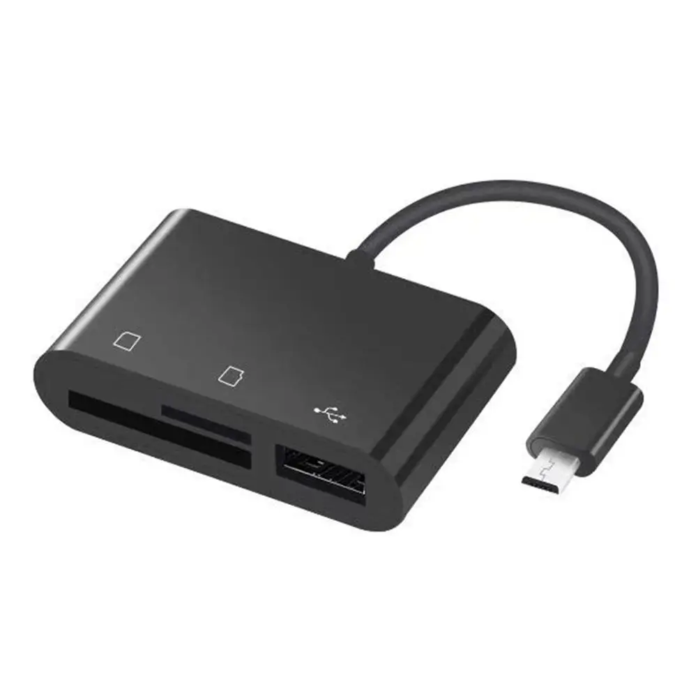 3 в 1 мульти микро USB 2 0 OTG Хост-адаптер кабель TF SD концентратор-картридер памяти для