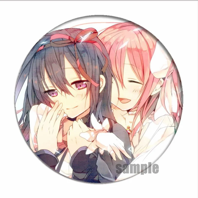 Коллекция значков для косплея Puella Magi Madoka Magica: Брошь Канаме, Иконка Акеми Хомура, Брошь-значок для рюкзаков и одежды.