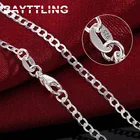 Цепочка BAYTTLING из серебра 925 пробы, 2 мм, 1618202224262830 дюйма